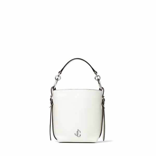 ジミーチュウ(最新もセール偽物で欲しい)JC付きVARENNE/BUCKET/Latte